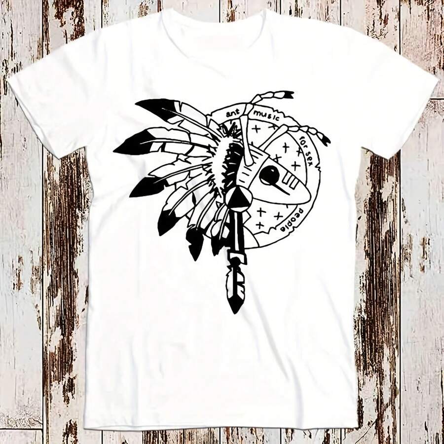 M Ant Music For  People Best Seller T Shirt Music Retro Top Tee Gift Cool Uni 8486 - White - View 1