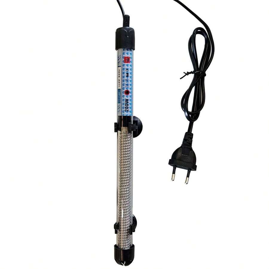 Aquecedor C/ Termostato Para Aquario Eloo Pet 200W Rs-200W - Multicolorido - Visão 1