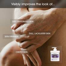 16oz Hyaluronic Acid Body Lotion And Face Moisturizer With Vitamin E Hydrating Firming Lotion For Wrinkles Crepey Skin Stretch Marks Summer Skincare Lightweight Non-Greasy Fast-Absorbing Skin Plumping Moisture Boost For Dry Sun-Damaged Skin Hot Humid Weather Skin Repair Summer Glow Smooth Tight Skin Travel Size Vacation Pool Party Beach Trip Camping Outdoors Summer Essentials Must-Have Advanced Clinicals - Violet Purple - View 5