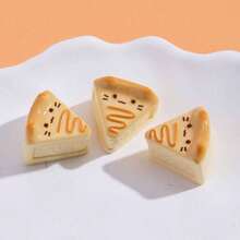 Simulation Triangle Cheese Cake Desserts Food Play Accessories Decor Model For DIY Pretend Play - Multicolor - View 5