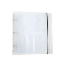 Álbum de Fotos Transparente Mate con Correa de 3in, 4in, 5in, 6in, 7n, Álbum de Tarjetas Pequeñas de Gran Capacidad, Álbum de Fotos de Hojas Sueltas - 7 pulgadas - Ver 4