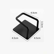 1pc Stainless Steel Sink Sponge Holder, Strong Adhesive Self-Adhesive Dry Rack, Kitchen Sink Drainage Dry Rack, Cleaning Sponge Rack Hook, Durable & Fashionable Bathroom Accessory