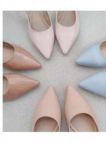 Sapatilha Feminina Slingback Estandarte Shoes, ponta fina