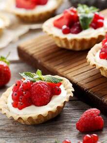 1pc Non-Stick Round Bottomed Tart Pan, Chrysanthemum Shaped Detachable Bottom Pie/Quiche Baking Mold, Non-Stick Detachable Bottom Tart Pan, Apple Pie Fruit Tart Mold, Chrysanthemum Pie Pan, Quiche/Pie/Pizza Baking Mold, Household Baking Mold - Black - View 5