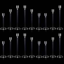 3/6/18/24pcs Acrylic Candle Holders Centerpieces, Wedding Decor, Restaurant, Halloween, Christmas Candlestick Set