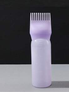 2 piezas, 1 pieza Botella de limpieza en seco con dientes Botella de champú Botella de tinte para el cabello Botella de presión para salón de belleza Botella con escala Botella para permanente Suministros para peluquería, y 1 pieza Peine de champú Masajeador del cuero cabelludo, Masajeador del cuero cabelludo 2 en 1 para cabello seco/húmedo Cepillo de champú Cepillo para el cuidado del cuero cabelludo, Adecuado para hombres y mujeres