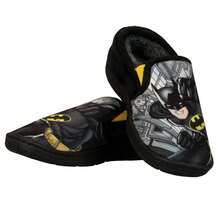 DC Comics Batman Slippers | Batman Boys' Slippers | Kids' Footwear | Fast UK Delivery Shipping | Trusted UK Seller | Great Gift For Kids | Perfect For Halloween, Birthdays And Christmas - Black - View 1