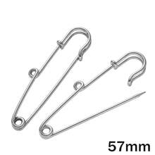 10pcs Large Pins Brooch Blank Base With 1/2/3/4/5 Loops Rings For DIY Jewelry Clothes Craft Making Supplies Accessories