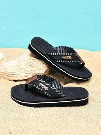 1 par de chanclas cómodas, de moda, casuales, ligeras y para la playa para niños, para primavera/verano