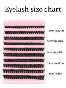 200 Clusters 80D False Eyelashes | DD Curl Fluffy Voluminous Lashes, 4D Sparkling Glam Eyes | European Style Cruelty-Free Mink Extensions | Holiday Gifts, Reusable & Easy Apply