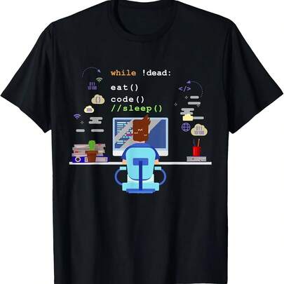 Camiseta Eat Sleep Code Computer Science Programming