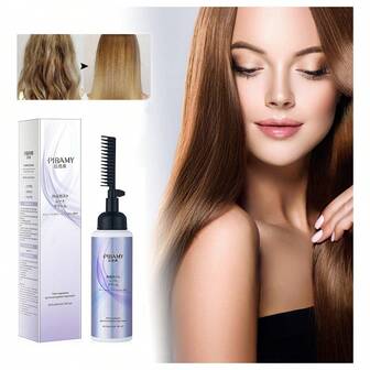 Crema Alisadora De Cabello Para Planchar En Frío Sin Termopl Crema Alisadora Cabello Sin Calor Antifrizz Estilizado Profesional Plancha Facil Nutritiva Haircare Belleza Tratamiento