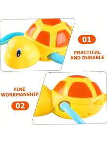 3 pezzi Tartarughina da bagno a carica per bambini, giocattolo per il bagnetto, giocattolo interattivo per bambini di 1 anno, adatto per bambini e bambine che amano giocare in acqua