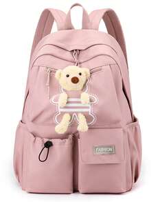 During The School Season, Students And High School Students Use High-End Appearance Style Schoolbags. The Capacity Is 45L Or 6L. They Are Made By The Morio Brand. They Have A Large Capacity And A Cute Appearance. - Multicolor - View 9