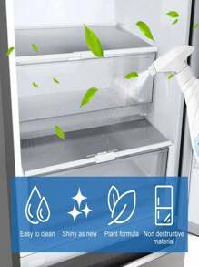 1 Peça Desodorizador e Limpador de Refrigerador, Elimina Odores Desagradáveis, Limpa Profundamente Manchas Rebeldes e Odores Persistentes, Líquido de Limpeza de Refrigerador, Desodorizador e Limpador de Refrigerador