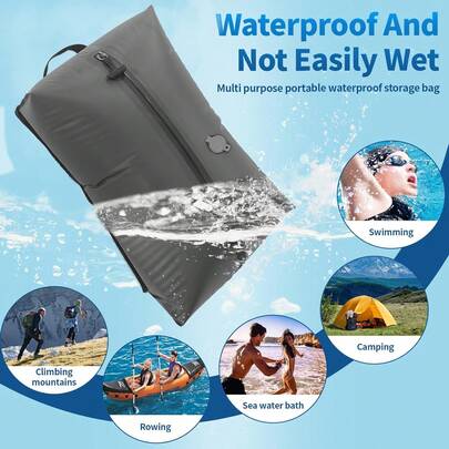 Professional Vacuum Bags For Travel, Reusable Vacuum Compression Bags For Suitcases And Backpack Space Saver Vacuum Bags Lightweight&Durable