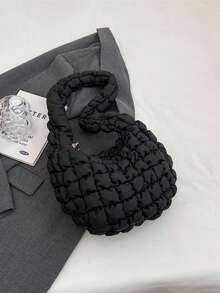 时尚纯色休闲简约单肩包