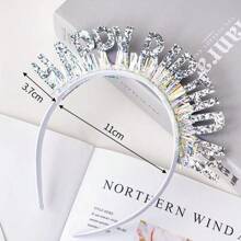 Royal 1pc Birthday Crown Birthday Queen Birthday Headband, Birthday Crown, Happy Birthday Headband, Ladies Birthday Headband, Girl Happy Birthday Accessories,Hairband,Hair Hoop Headbands