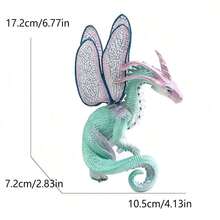 Realistic Western Mythology Mythical Animal Models: White Unicorn, Dragonfly, Flying Dragon, Ice Dragon. Desktop Decor, Holiday Gift