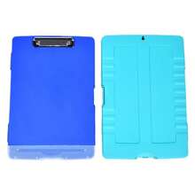 PP Folder Storage Box File Box A4 Writing Board Clip, Large-Capacity Nursing Clipboard With Pencil Case,Back To School,School Supplies