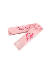 6/12/24 pedaços de papel cartão para cigarro, papel pré-enrolado rosa de 110 mm, 32 folhas por livro, acessórios para papel em rolo feitos à mão, papel em rolo ultrafino de queima lenta com pontas pontiagudas, adequado para presentes de Natal, presentes de Halloween, presentes de Dia dos Namorados, presentes de Dia das Mães, presentes de Ano Novo, artigos para festas e feriados, fácil de transportar