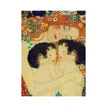 Set di ricamo di diamanti 5D a tema del bacio dorato di Gustav Klimt, artigianato fai-da-te per decorazione domestica, regalo, stile anime, ricamo a mosaico a tutto tondo con punto croce