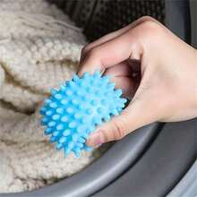 1/3/6pcs Random Color, Reusable Laundry Ball, Laundry Ball For Washing Machine, Fabric Softener Ball, Laundry Drying Ball, Anti Knot Tying Laundry Ball, Fluffy Laundry Balls, Clothes Hair Adsorption Removal, Reduce Wrinkles In Clothes, Cleaning Supplies, Household Gadgets, Bathroom Supplies, Laundry Supplies, Laundry Tools And Accessories