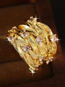 1 buc Inele de logodnă cu zirconiu cubic geometric plin de farmec, sortate după mărime, inele de logodnă cuplu, răsucite de lux pentru femei, decorațiuni zilnice, întâlniri, banchet, bal, petrecere, inel de bijuterii