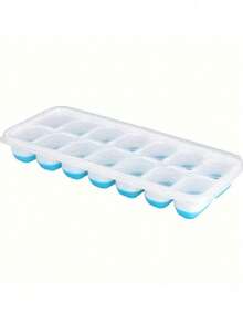 1个硅胶冰砖模具，多色透明14/24格冰砖冰格，适用于冰箱