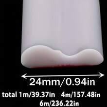 1 卷，1 米/4 米/6 米优雅 PVC 自粘装饰边条 - 灵活可弯曲，适用于墙壁、地板、橱柜 - 易于安装，欧洲家居和地板装饰，墙壁装饰，家居装饰 | 光面饰面 | PVC 材料 - 彩色 - 查看 4