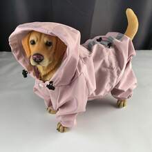 Hunderegenjacke, atmungsaktive reflektierende Hundekleidung, 4-Bein Hunderegenbekleidung, Katzen- & Hundeaccessoires - Verschiedenfarbig - Übersicht 1