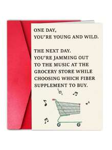 1Pc Funny And Unique Birthday Cards And Gifts For Women | Birthday Gifts For Female Best Friends, Gifts For Sisters, Funny And Inspiring Greeting Cards For Female Friends School Supplies,Back To School