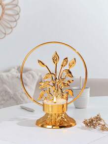 1 PIEZA/Set Portavelas/Candelabros/Vela, Decoración de vela para el hogar Decoración personalizada creativa, Decoración de habitación/Decoración del hogar/Decoración de mesa, Adecuado para decoración de patio exterior, Decoración de escritorio de oficina, Cena a la luz de las velas, Ambiente de habitación, Adecuado para boda, reunión familiar, fiesta, confesión, decoración de mesa, Día de Acción de Gracias/Navidad/Halloween