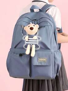 During The School Season, Students And High School Students Use High-End Appearance Style Schoolbags. The Capacity Is 45L Or 6L. They Are Made By The Morio Brand. They Have A Large Capacity And A Cute Appearance. - Multicolor - View 5