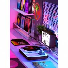 1PC Optional Frame Neon Synthwave Arcade Zone Dream Posters Canvas Painting Game Playroom Wall Art Picture For Cafe Club Room Home Decoration Reusable Frame ,Wall Art With Frame - Multicolor - View 135