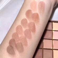 K'APEINE Paleta de 25 colores de sombras de ojos, tonos tierra marrones grisáceos mate, colores de café y chocolate - Marrón - Ver 3