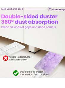 20 Stück/10 Stück, beidseitiges Design, 360 Grad reinigbar. Mikrofaser-Mehrzweck-Staubwedel für schwere Aufgaben, Ersatzkopfe für Staubwedel - Mühelos Staub entfernen von Elektronik, Möbeln, Jalousien und Deckenventilator - (Griff nicht enthalten) - Reinigungsbedarf, Reinigungszubehör
