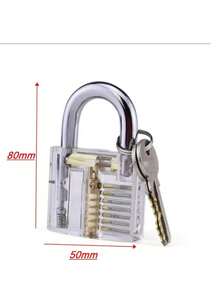 Lock Pick Set,20-Piece Lock Set Padlock And Detailed Instructions - Professional Lock Kit For Beginners, Experts - Portable Men Gadgets For Security And Training And Puzzle Type - View 5