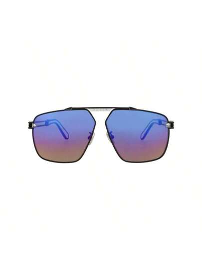 Aviator-Frame Titanium Sunglasses