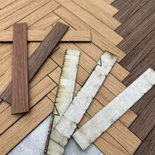 40pcs 1:12 Scale Dollhouse Accessories Wooden Parquet Floor Tiles, DIY Miniature Flooring For Dollhouse, OB11, Doll House, Villa, Birthday Gift, Christmas Gift, Micro Food Play Scene, Miniature Furniture Decor - Multicolor - View 9