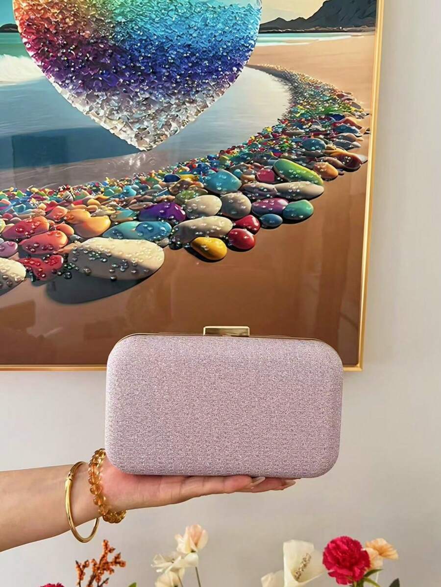 Women Glitter Crossbody Bag/Wallet For Party/Banquet/Wedding WT168-213 - Màu Lilac Tím - Xem 1