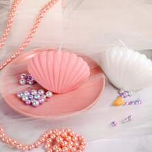 Macaron Colored Shell Scented Candle, Ins Style Home Decor, Shooting Prop, Customized Gift