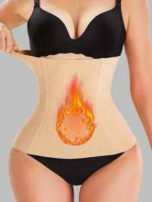 1 件女士腰部训练带，塑身腹部塑身衣，适用于运动、健身、瑜伽、减肥运动腰带，适合锻炼、居家运动和散步