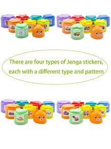 9pcs Baby Multi-Color Nesting Cups Set, Stacking Tower Color Recognition Cognitive Training Educational Toys (Color Random)Educational Nesting Rings With Animal Top & Vehicle DIY Stickers For Learning Numbers And Letters,Multicolor,Kids Toys,Travel Toys For Girls,Boys' Games,Birthday Gifts,Cartoon Bear Jenga,School Supplies,Children's Intellectual Games,Soft Blocks,6 Month Old Toys,Toddler Christmas Gift