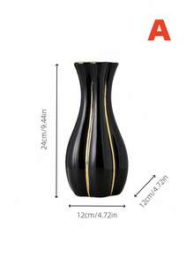 1 chiếc bình gốm hình nón cỡ nhỏ thích hợp cho lối vào phòng khách, bệ cửa sổ, mặt bàn, nhiều loại đồ trang trí cảnh, cắm hoa, bình hoa - Nhiều màu - Xem 9