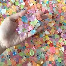 10/30/60pcs Various Luminous Mini Resin Animal Mushroom Figurines Miniature Figurines Ornament For Fairy Garden Accessories Aquarium Landscape Bonsai Decoration