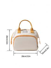 多功能妈妈包，纯色婴儿奶瓶加热包，大容量手提包和背包，尼龙材质 - 1225媽咪包 - 查看 13