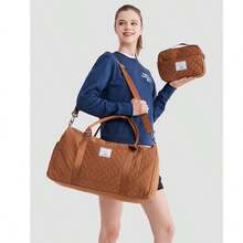 Multi-Piece Set Including: Women Sports/Fitness Bag, Men's Wet & Dry Separation Short Trip Travel Bag With Shoe Compartment, Handheld/Shoulder Carry Large Capacity Travel/Gym/Yoga Bag, With Detachable Shoulder Bag - Multicolor - View 1