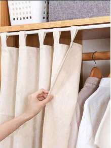 1pc Punch-Free Multi-Functional Telescopic Rod, Simple Installation, Perfect For Bathroom Shower Curtain Rod, Balcony Drying Rod, Wardrobe Hanging Clothes Rod, Door Window Hanging Curtain Rod, Curtain Rod Holder, Bathroom Accessories Home Bathroom Decor Back To School