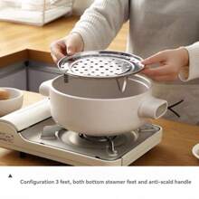 1pc Multi Functional Stainless Steel Steaming Rack, Detachable Waterproof Steaming Compartment, Household Kitchen, Multi Specification Steaming Basket Plate, Pressure Cooker Steaming Rack